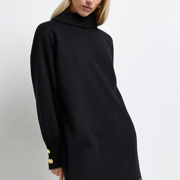 River Island turtle neck Dress - Picture 1 of 4